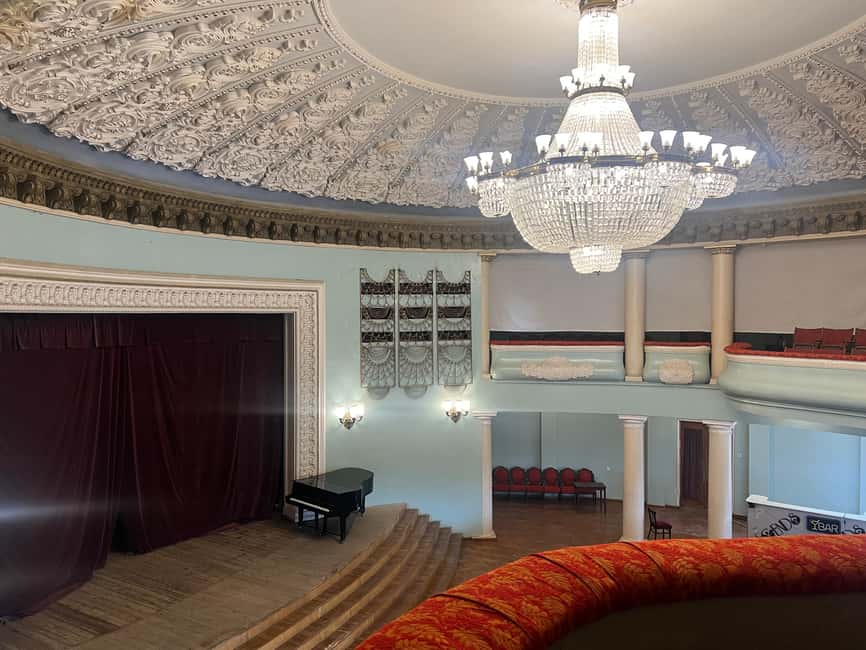 From Kutaisi: Soviet-Era Sanatoriums of Tskaltubo - Exploring Tskaltubo Railway Station: A Soviet Relic