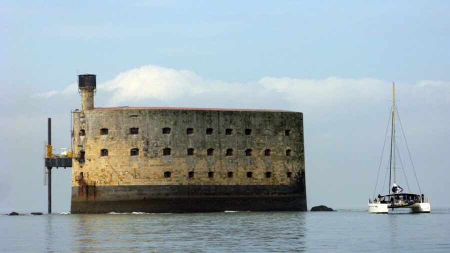 From La Rochelle: Sailing Cruise to Fort Boyard - Approaching and Sailing Around Fort Boyard