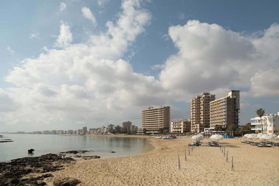 From LARNACA/AYIA NAPA/PROTARAS: Famagusta, Varosha &Salamis - Exploring Varosha’s Ghost Town and Beach