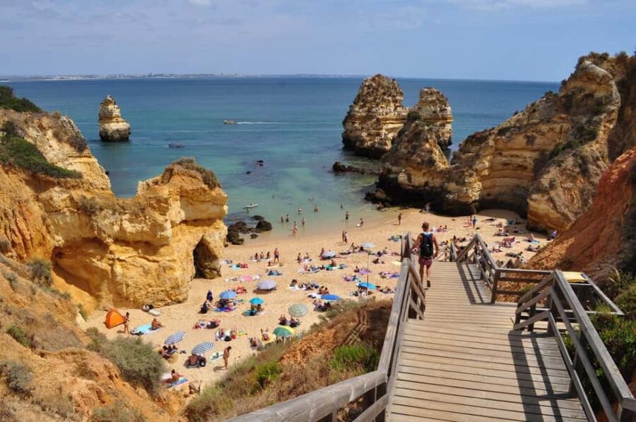 From Lisbon: Algarve, Benagil Cave, Faro, Portimão Day Trip - Visiting the Spectacular Benagil Sea Cave by Sea