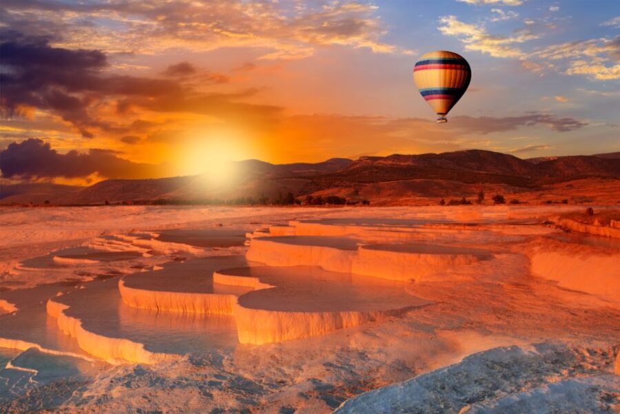 From Marmaris: Pamukkale Evening Tour with Transfer & Dinner - Exploring Pamukkale’s Famous Travertines at Sunset
