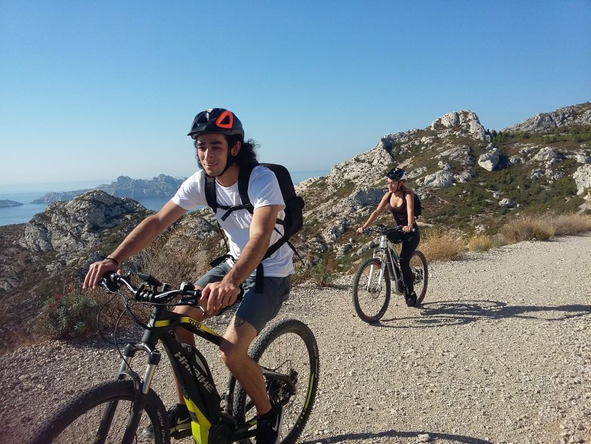 From Marseille: Calanques National Park E-Mountain Bike Tour - Reaching the Col de Cortiou Mountain Pass
