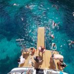 From Mellieha: Three Bay Cruise including the Blue Lagoon - Visiting Alfa Rock Bay on the Shores of Gozo