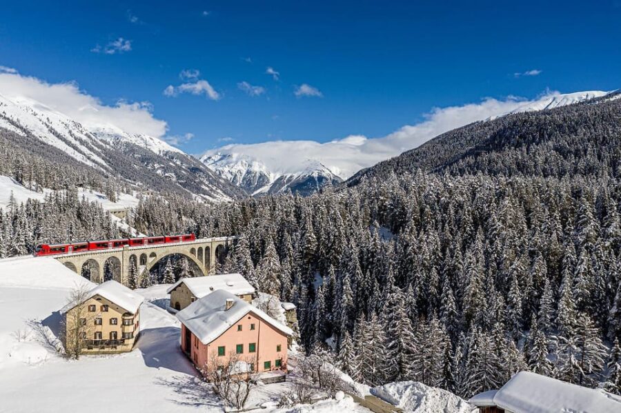 From Milan: Bernina Red Train to St Moritz Guided Tour - St. Moritz: The Sparkling Mountain Resort