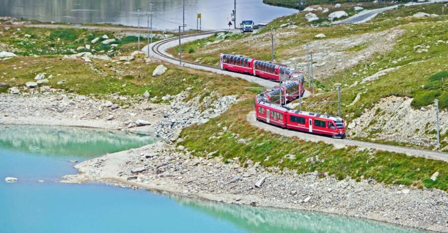From Milan: Bernina Train and St. Moritz Day Trip - The Bernina Red Train: Climbing to Alpine Heights