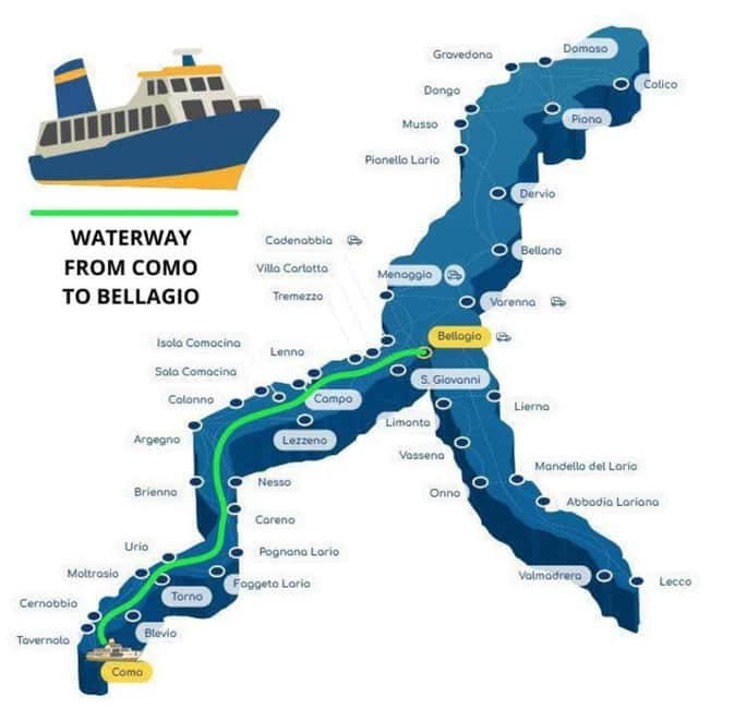 From Milan: Lake Como Cruise with Visits to Como & Bellagio - Exploring Bellagio: The Pearl of Lake Como