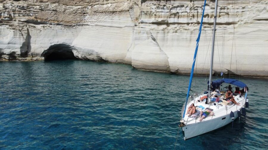 From Milos: Guided Day Cruise to Kleftiko With Lunch - Small Group Sailing with Marion and Niko
