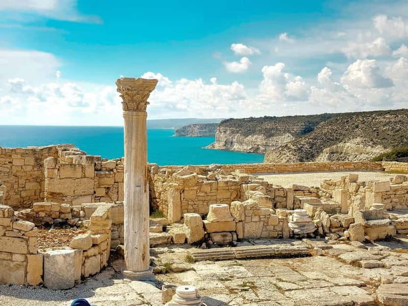 From Paphos: Trip to Limassol with Kourion & Kolossi Castle - Iconic Views at Aphrodite’s Rock (Petra tou Romiou)