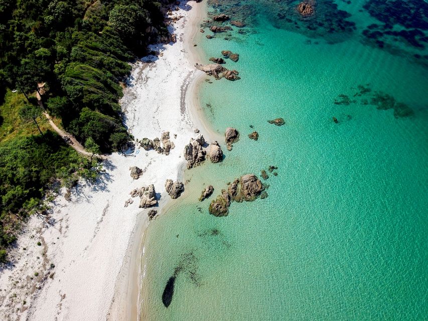From Porticcio: Speedboat Tour to Cupabia Beach with Stops - Departing from Porticcio to the Corsican Coastline