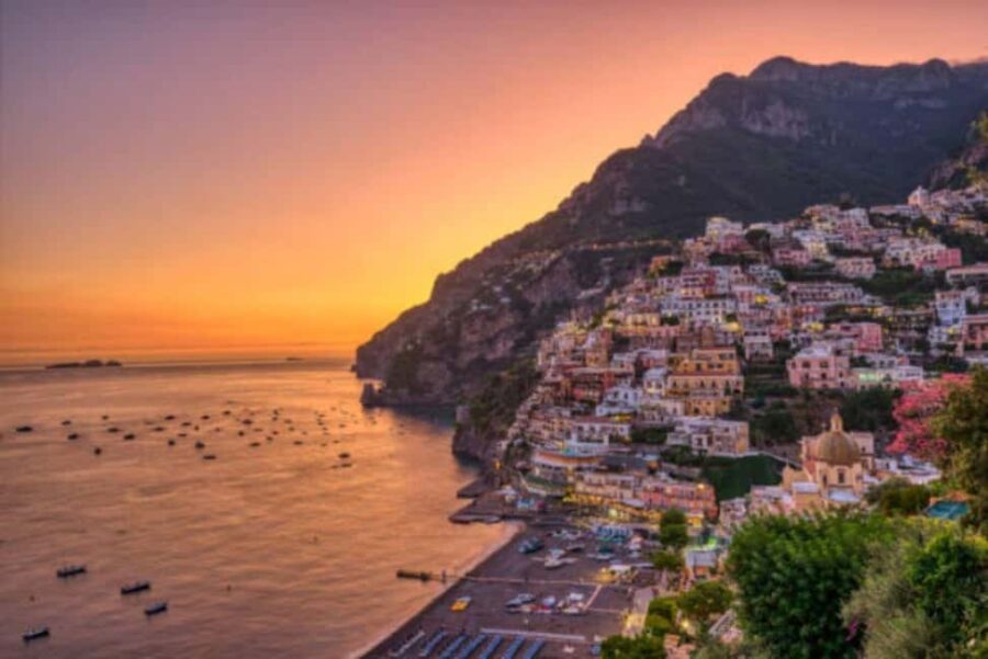 From Positano: Sunset Boat Tour in Amalfi Coast Small Group - Stops at Praiano and the Furore Fjord