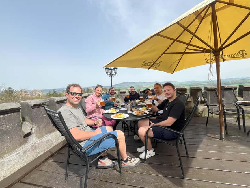 From Prague: Hike, Castle and Brewery in Bohemian Paradise - Exploring the Historic Castle and its Panoramic Views