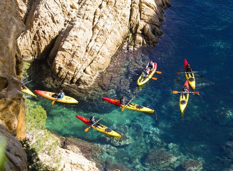 From Sant Feliu de Guíxols: Kayak and Snorkel in Costa Brava - Starting Point at Kayak Center Guíxols
