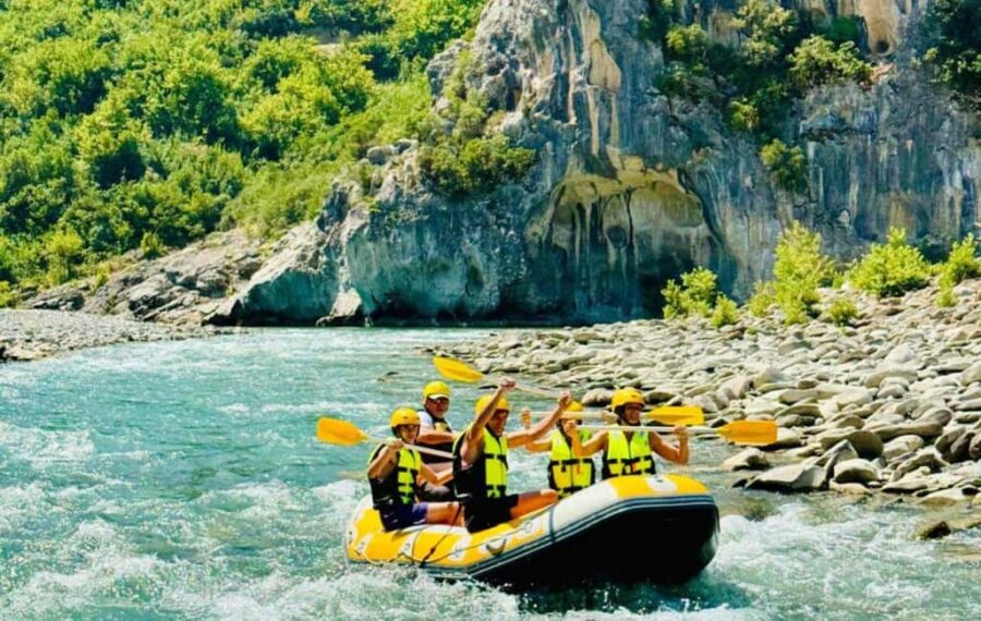 From Saranda/Gjirokastra: Vjosa Rafting and Benja Baths Tour - Key Points
