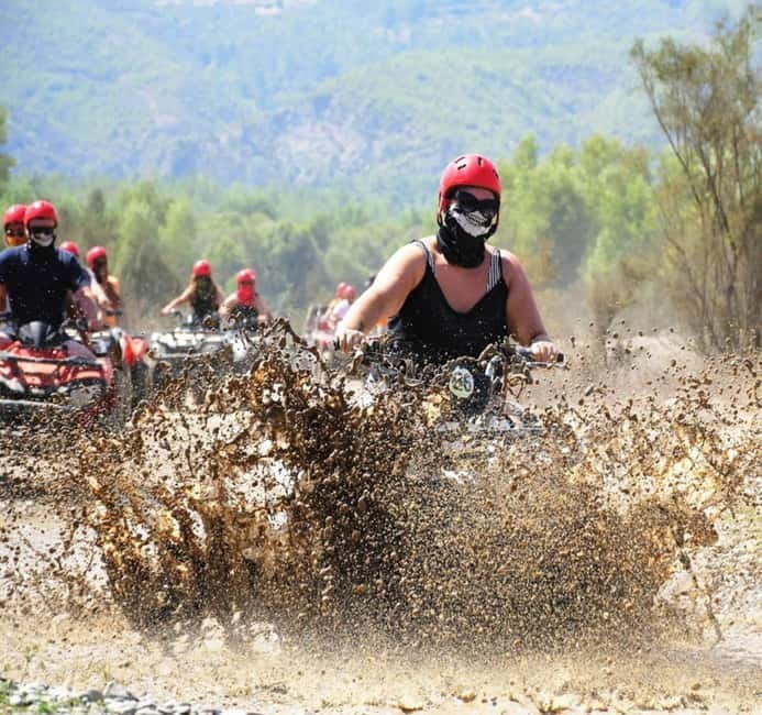 From Side: Quat Safari with River Swim - The Thrilling Quad Bike Ride in the Taurus Mountains