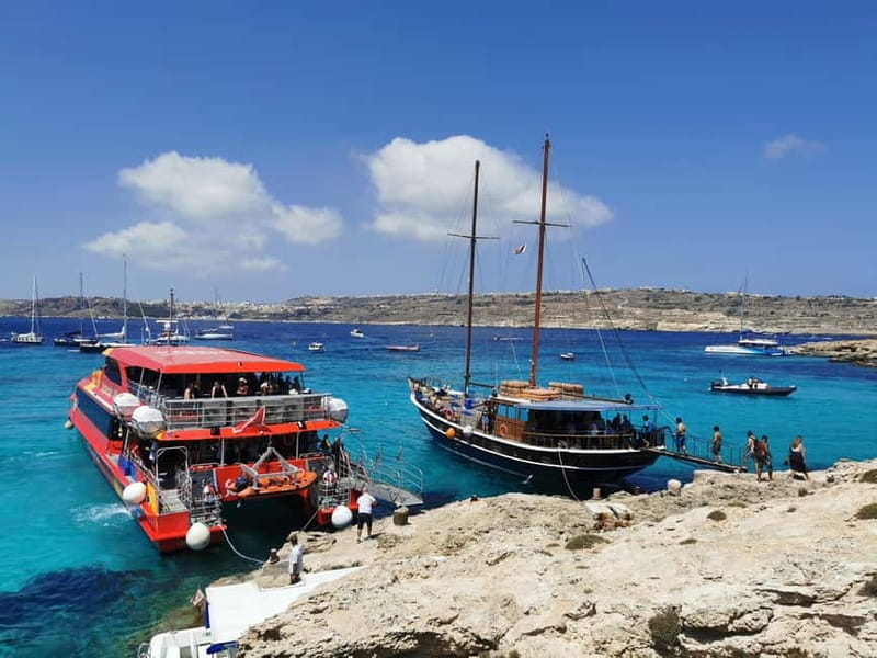 From Sliema or Bugibba: Comino Blue Lagoon Round Trip Ferry - Departing from Sliema and Bugibba to the Blue Lagoon