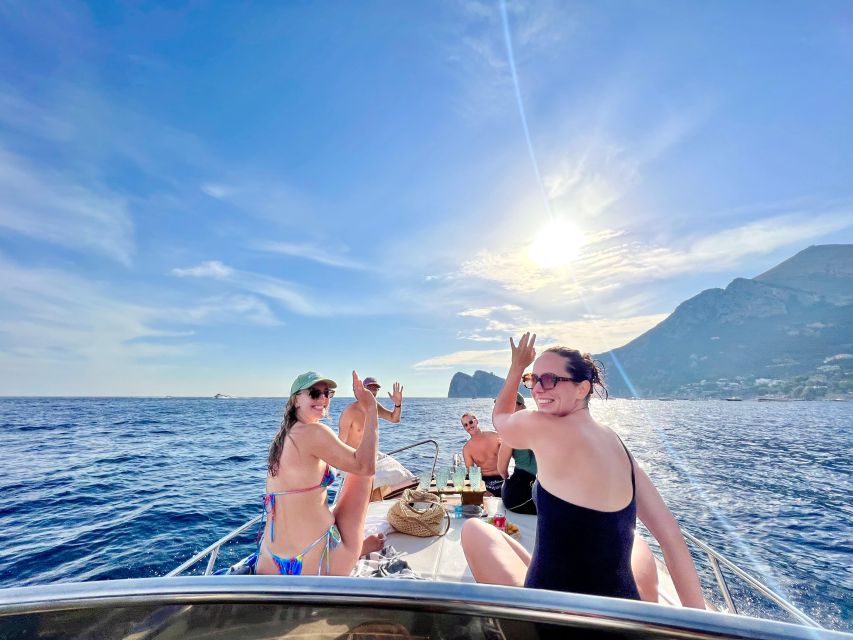 From Sorrento: Positano Private boat tour Full day - Meeting Point at Marina Piccola in Sorrento