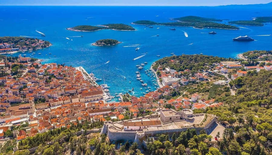 From Split: Blue Cave, Hvar & Mamma Mia, 5 island tour - From Split to the Blue Cave: A Scenic Speedboat Journey