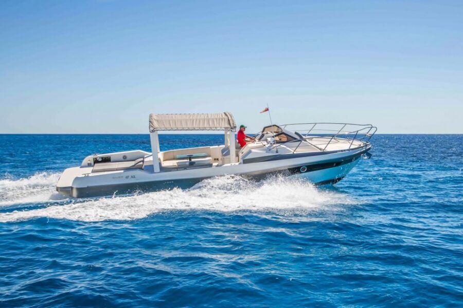 From Split: Blue Cave, Mamma Mia, Vis & Hvar 5-Island Tour - Visiting the Blue Cave on Bisevo Island