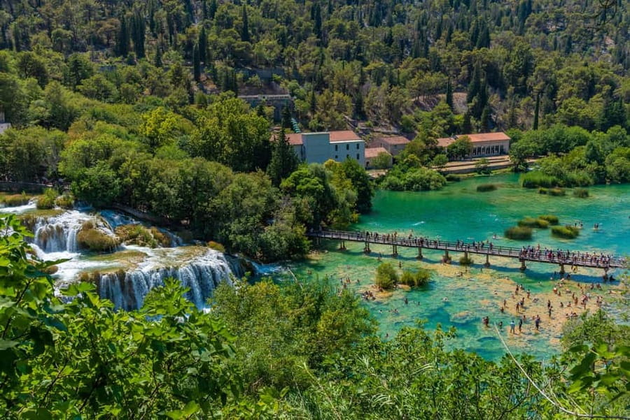 From Split: Krka Waterfalls, Primoten, and Winery Day Trip - Visiting Krka Waterfalls: The Main Natural Attraction