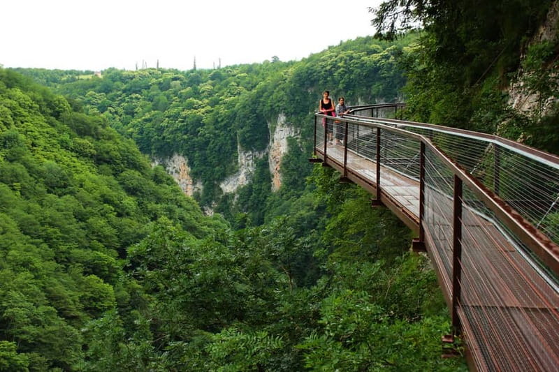 From Tbilisi: Martvili Canyon and Okatse Canyon Private Tour - Discovering Martvili Canyons Waterfalls and Boat Rides