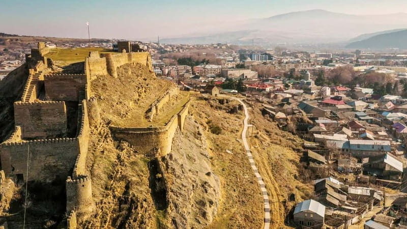 From Tbilisi: Mtskheta, Jvari, Gori & Uplistsikhe Cave Tour - Visiting the Jvari Monastery on the Hilltop