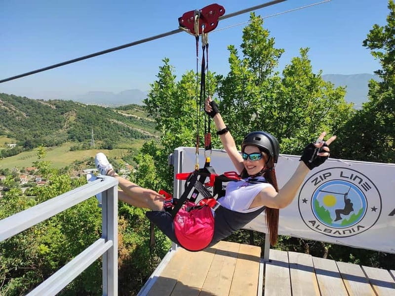 From Tirana: Petrela Zipline Adventure with Transport - Meet at Discover Albania in Tirana for Your Adventure