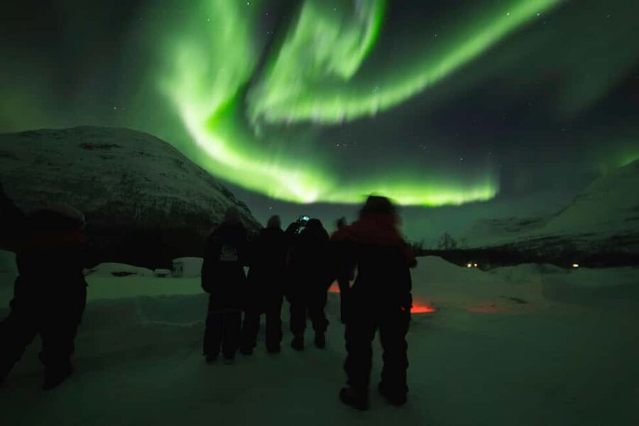 From Tromsø: Northern Lights Visit at Camp Tamok - The Northern Lights Experience and Photography Tips
