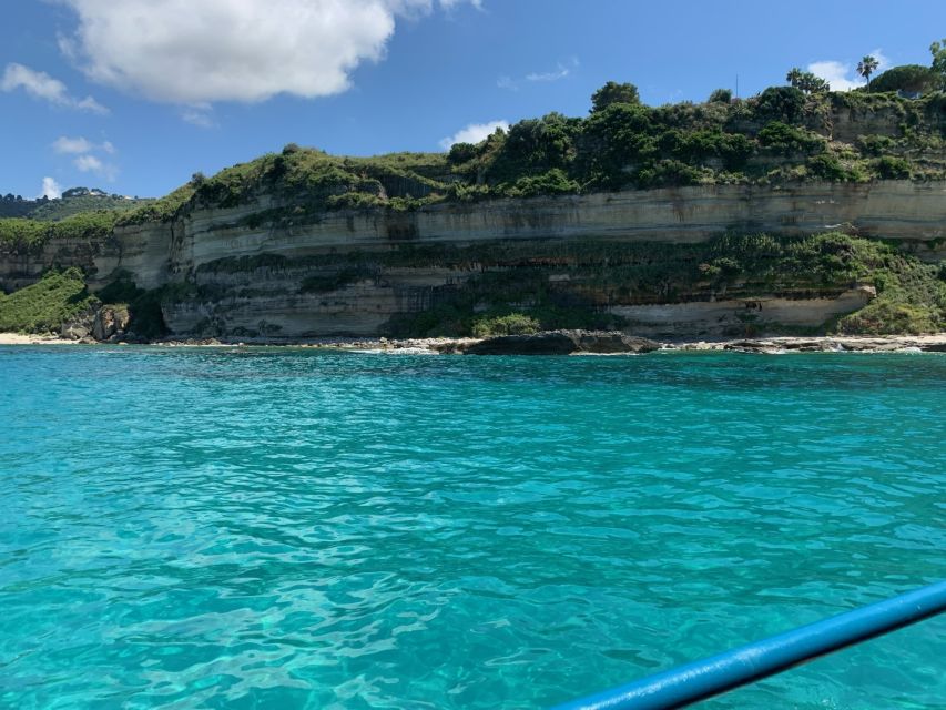 From Tropea: Capo Vaticano boat tour with snorkel & aperitif - Discover the Coastline from Tropeas Port