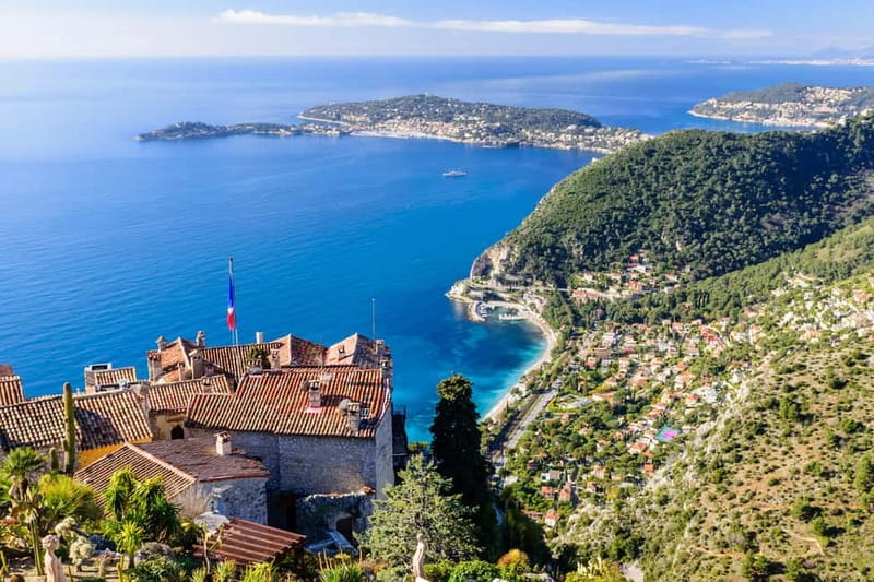 From Villefranche-Sur-Mer: the Côte d'Azur and the Formula 1 circuit - Discovering Nice’s Vibrant Old Town and Promenade des Anglais