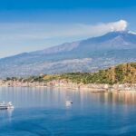 From Volcano to Sea: Private Tour of Etna and Taormina Boat Tour with tasting - Reaching the Height of Mount Etna and Enjoying the Views