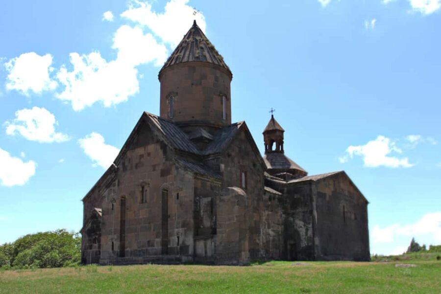 From Yerevan: Saghmosavanq Monastery, Alphabet Park Car Tour - From Yerevan to the Ancient Saghmosavanq Monastery