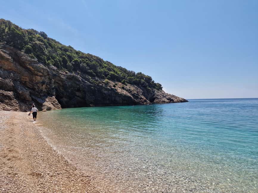 Full day boat-trip Medulin, blue Cave, Cres + dolphin search - Starting the Adventure at Medulin Harbor