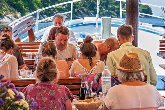 Full Day Three Islands Boat Tour with Fish Picnic from Dubrovnik - Sunj Beach on Lopud: Long Swimming and Sunbathing Time
