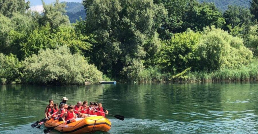 Fun for the family: Soft Rafting on Adda river - Moving to Cisano Bergamasco for the Rafting Descent