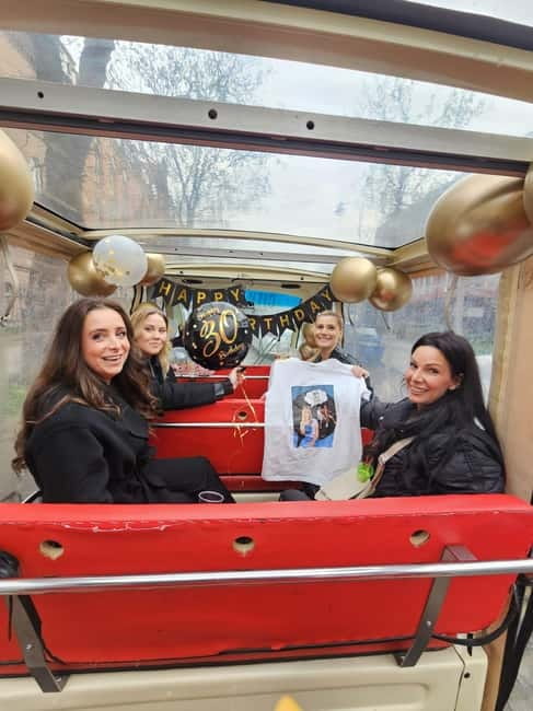 Gdansk: PartyBus in BuggyBus & Alcohol Included & Top Fun - Pickup in Gdansk’s Historic City Center and Scenic Stops