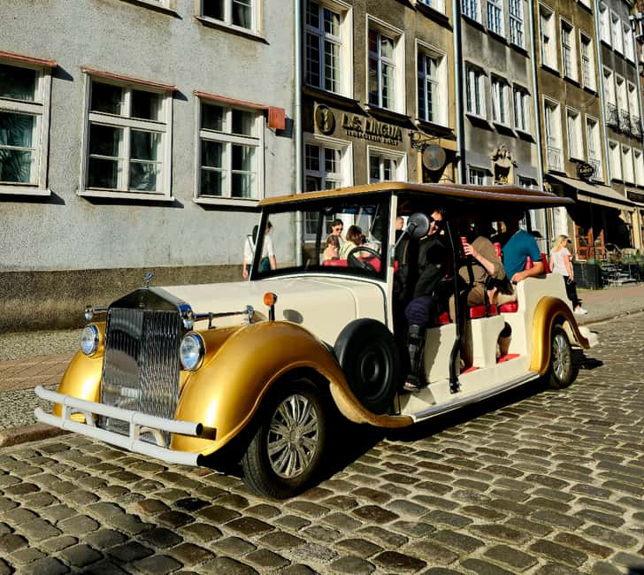 Gdansk:UNLIMITED beer incl. City Tour By Golf Cart - The Charm of Gdansk’s Old Town Streets