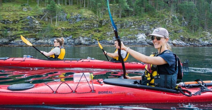 Geiranger: Kayak tour with guide - The Starting Point at Geiranger Kayak Centre