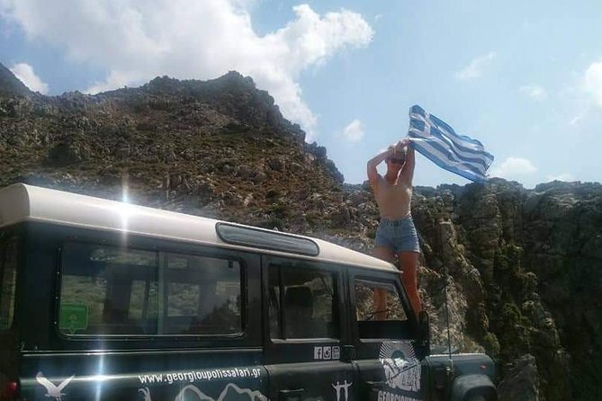 Georgioupolis Safari Off Road Tours Outdoor Activities Land Rover Defender - Discovering Waterfalls at Piges Argiroupolis