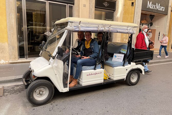 German golf cart highlights tour - From the Old Town to the Villa Borghese Gardens