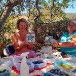 Glass on Glass Mosaic craft workshop near lagos - The Charm of the Rural Algarve Setting