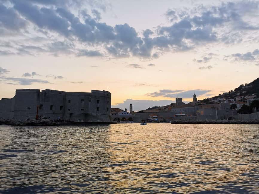 Glassboat sunset tour around Old Town & Caves in Dubrovnik - Visiting Two Large Sea Caves