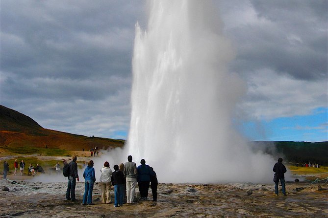 Golden Circle & Secret Lagoon & Friðheimar (lunch included) - PRIVATE TOUR - Gullfoss Waterfall: Iceland’s Iconic Cascades