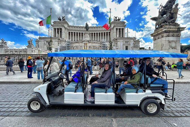 Golf Cart Tour Highlight With Local ,Hidden Gems, Gelato or Wine - Exploring Rome’s Most Famous Landmarks by Golf Cart