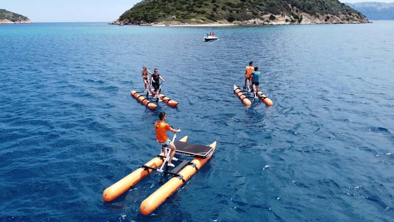 Golfo Aranci: Hydrobike Experience with Aperitif & Dolphins - Riding the Hydrobike: Easy, Fun, and Stable