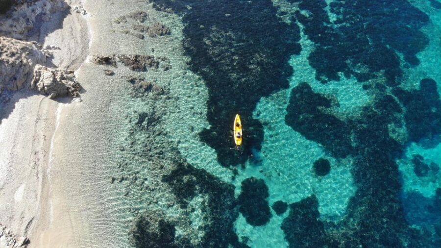Golfo Aranci: Small group Kayak tour with Aperitif &dolphins - Starting Point at Spiaggia dei Baracconi