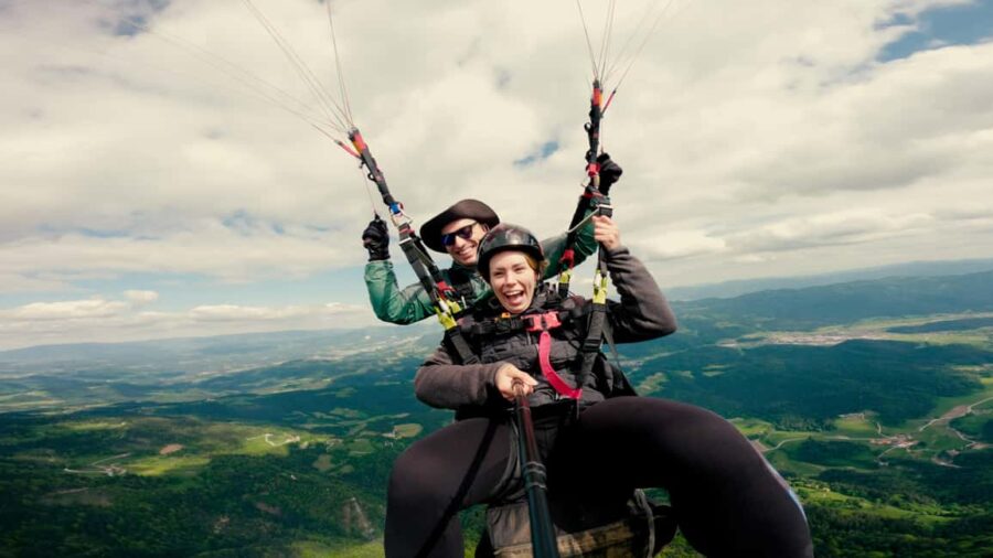Golte Mozirje & Logarska Slovenia: Tandem Paragliding Flight - The Scenic Route: Guided Tour and Sightseeing on the Way