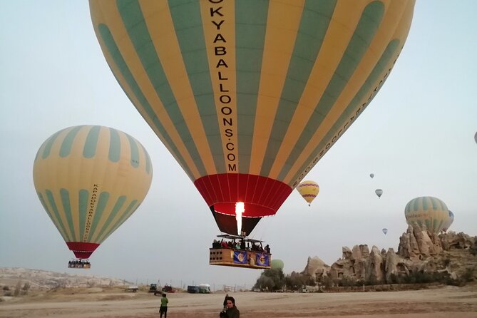 Goreme Hot Air Balloon over Valleys, with Champagne and Transfers - The Unique Landscapes of Cappadocia from Above