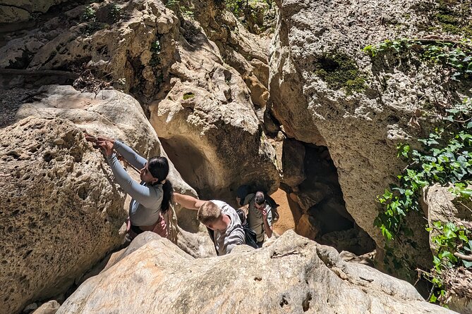 Gorge Walking & Rock Scramble The Canyon of Gjipe - Time at Gjipe Beach for Relaxation and Water Activities
