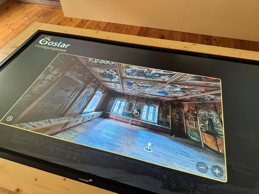 Goslar: Hall of Homage - 1-day ticket - Viewing the Original Room Through a Glass Panel