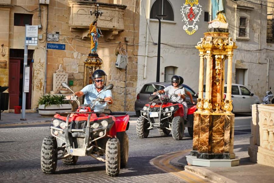 Gozo: Full-Day Quad Tour with Private Round-Trip Boat - Navigating Gozos Scenic Spots on Quad Bikes